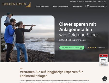 Goldengates – Headless CMS mit Astro und DatoCMS - Projekt Vorschau