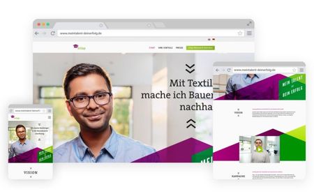 Kampagnen-Landingpage - Projekt Vorschau