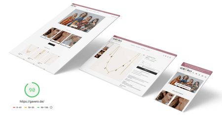 Shopify Shop für Gavero - Projekt Vorschau