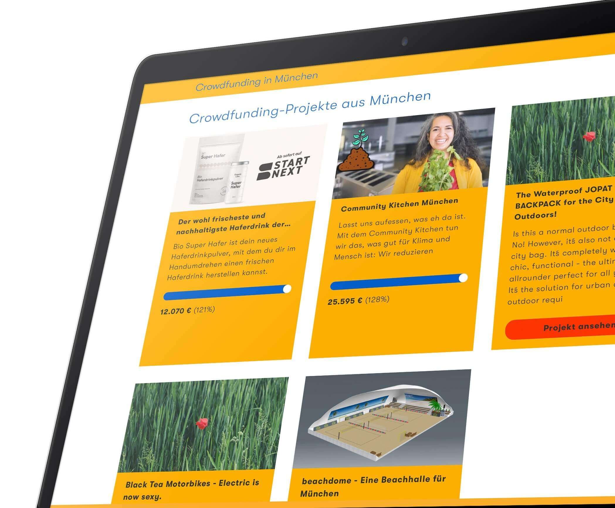 WordPress-Plugin für Crowdfunding in München